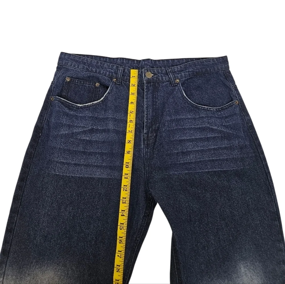 Young & Reckless Dip Dye Jeans In Blue Size 36 NWT